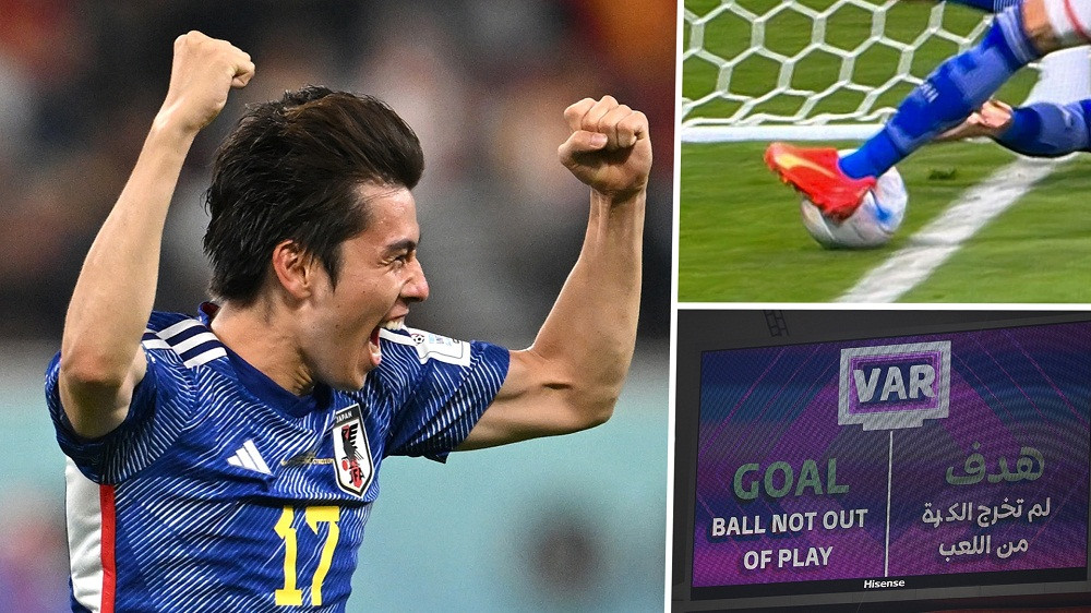 Tại sao Nhật Bản được công nhận bàn thắng đã ra ngoài đường biên? - Ảnh 3