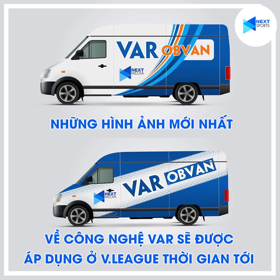 Mô hình xe VAR được Next Media công bố. Ảnh: Next Sports.