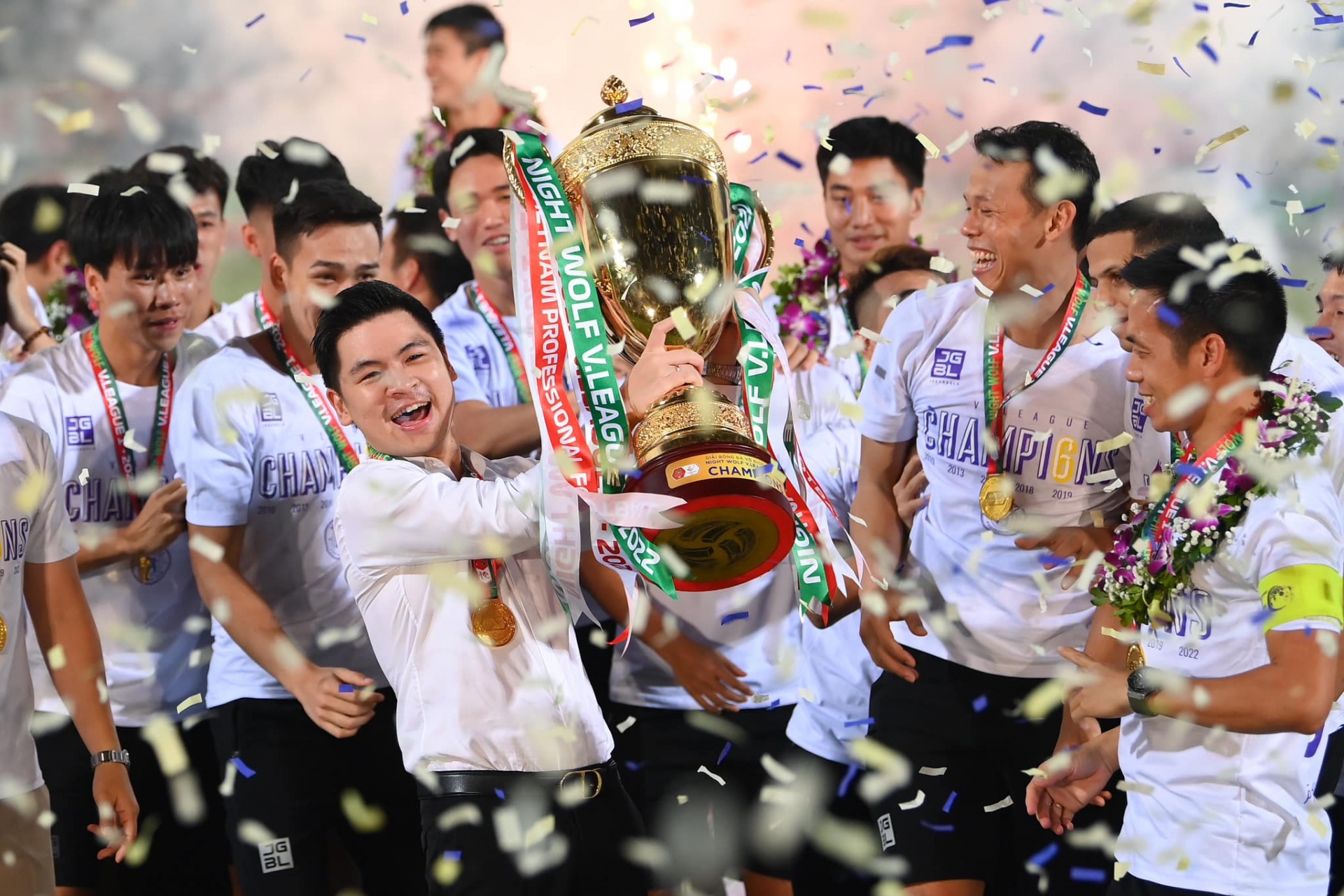 CLB Hà Nội FC vô địch V-League 2022. Ảnh: Internet