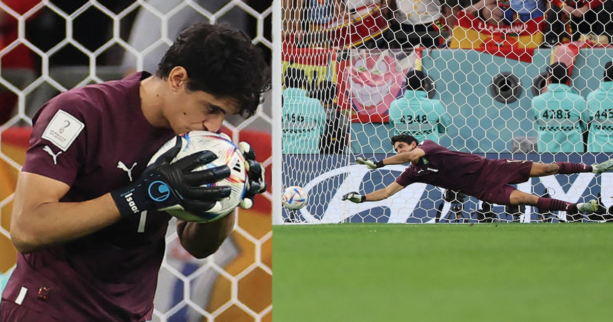 Thủ môn tuyển Ma Rốc, 'người hùng' cản phá 3 quả 11m của Tây Ban Nha là ai? - Ảnh 1 Thủ môn tuyển Ma Rốc, 'người hùng' cản phá 3 quả 11m của Tây Ban Nha là ai? - Ảnh 1