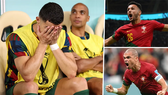 Ronaldo có hành động gây chú ý, không chấp nhận làm 'kép phụ' ở tuyển Bồ Đào Nha. Ảnh: Internet Ronaldo có hành động gây chú ý, không chấp nhận làm 'kép phụ' ở tuyển Bồ Đào Nha. Ảnh: Internet