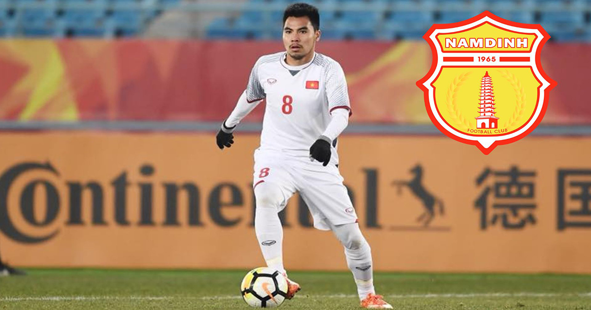 CLB Nam Định đạt thỏa thuận chiêu mộ tiền vệ Đức Huy. Ảnh: Internet