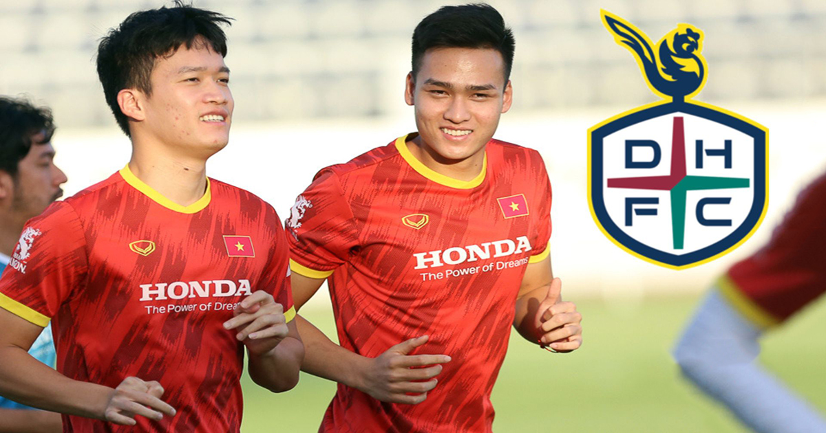 Tiền vệ Hoàng Đức đang là mục tiêu của CLB CLB Daejon Hana Citizen. Ảnh: Internet