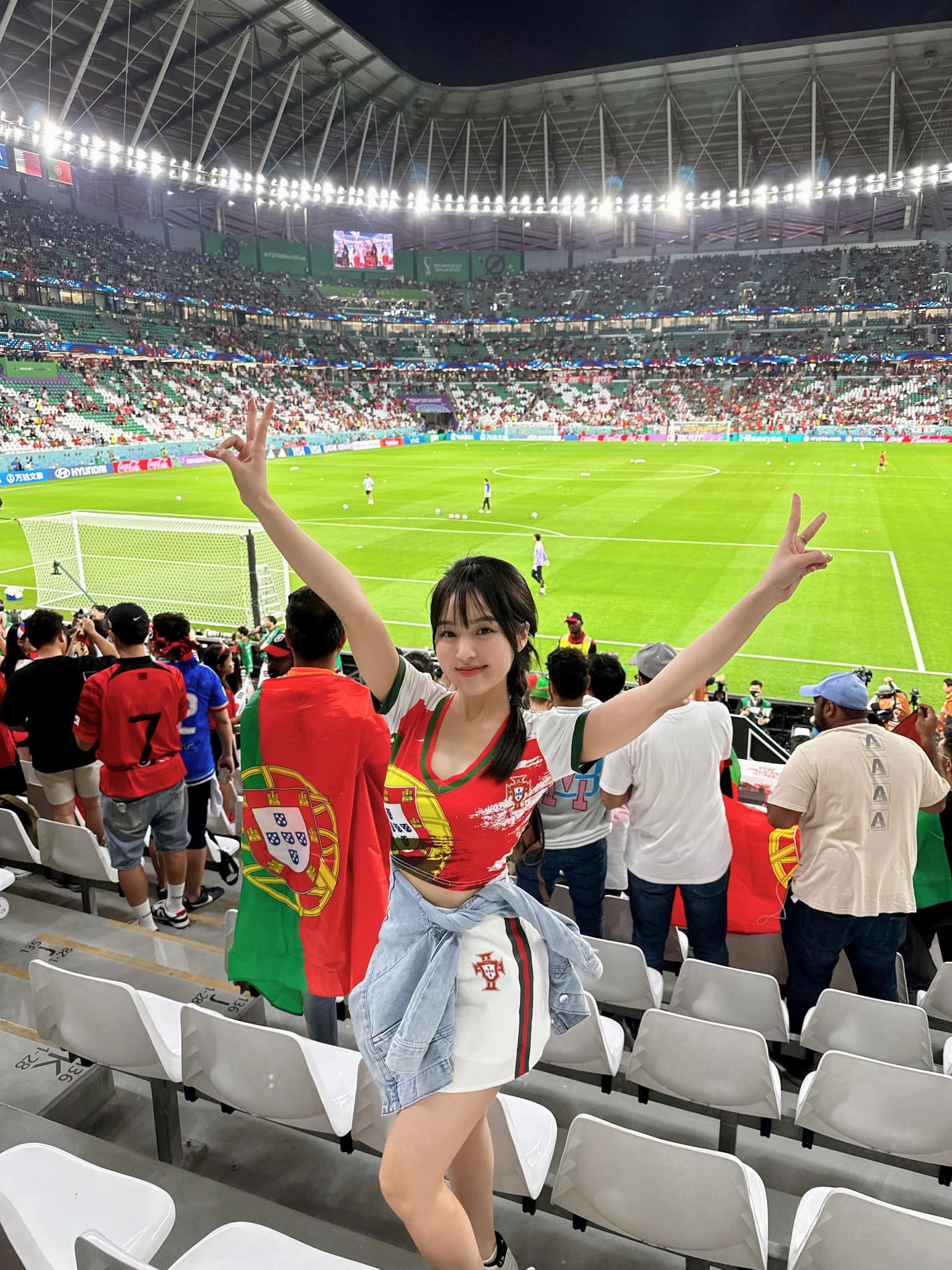Hot girl Phương Anh cùng nỗi niềm World Cup: Cổ vũ đội nào là đội đó thua - Ảnh 2