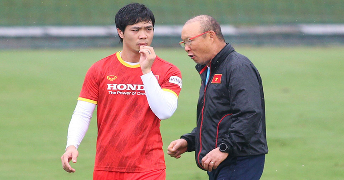 HLV Park Hang-seo triệu tập bổ sung Công Phượng. Ảnh: Internet