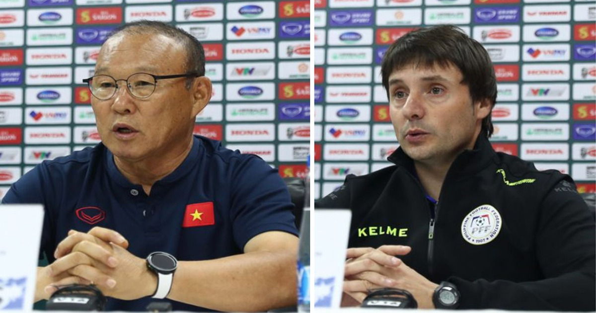 Thầy Park nói về Công Phượng, HLV tuyển Philippines chỉ ra ƯCV vô địch AFF Cup 2022. Ảnh: VFF