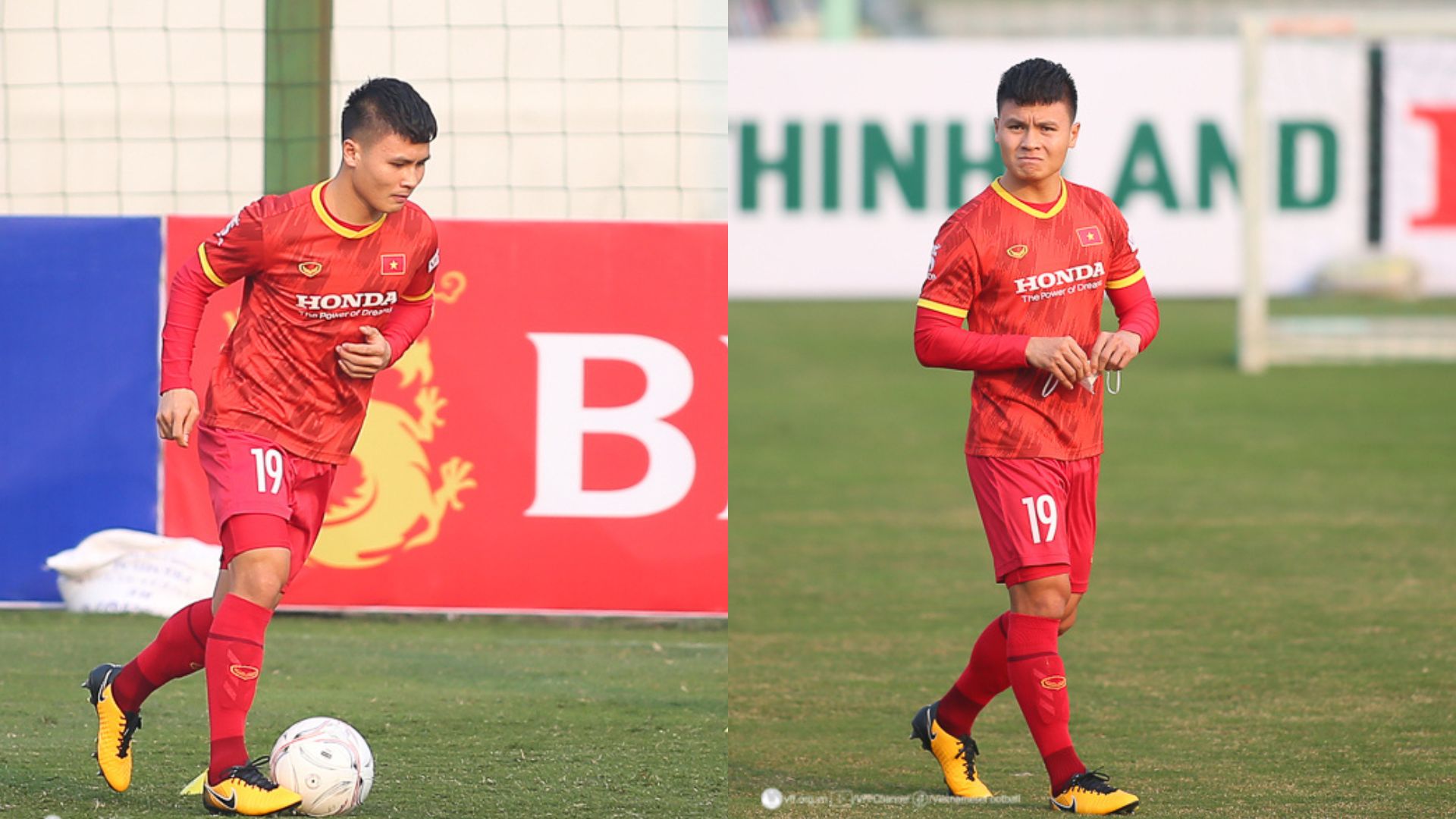 Quang Hải chia sẻ mục tiêu cùng tuyển Việt Nam tại AFF Cup 2022. Ảnh: VFF