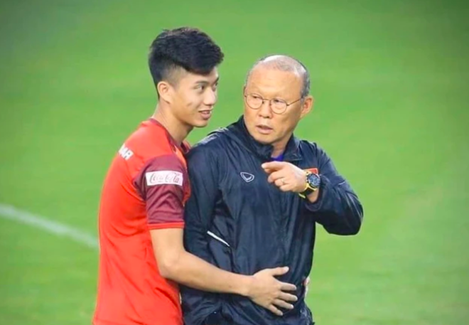 Văn Đức báo tin vui cho thầy Park trước thềm AFF Cup 2022. Ảnh: Internet