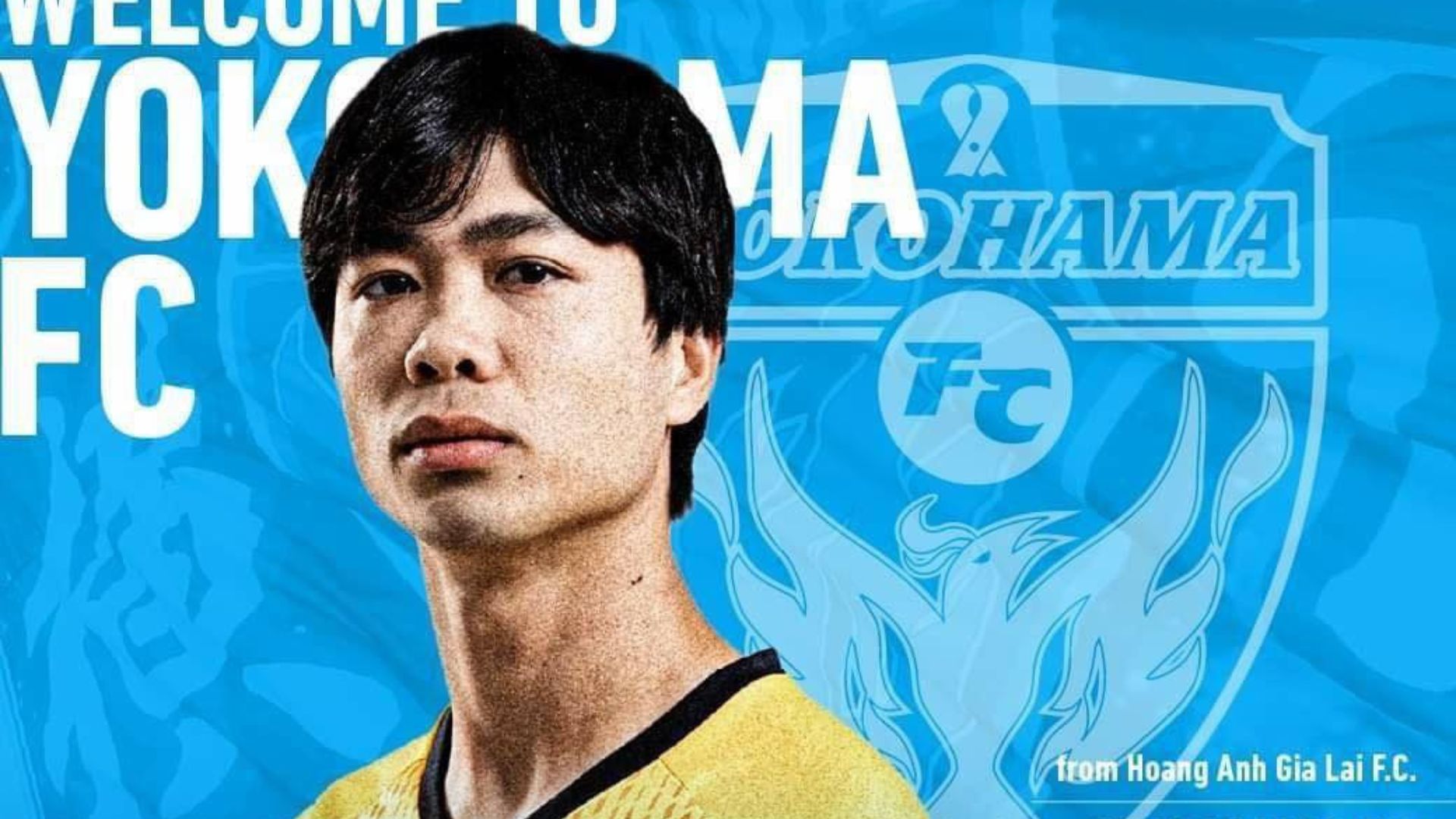 Công Phượng chính thức cập bến CLB Yokohama. Ảnh: Internet