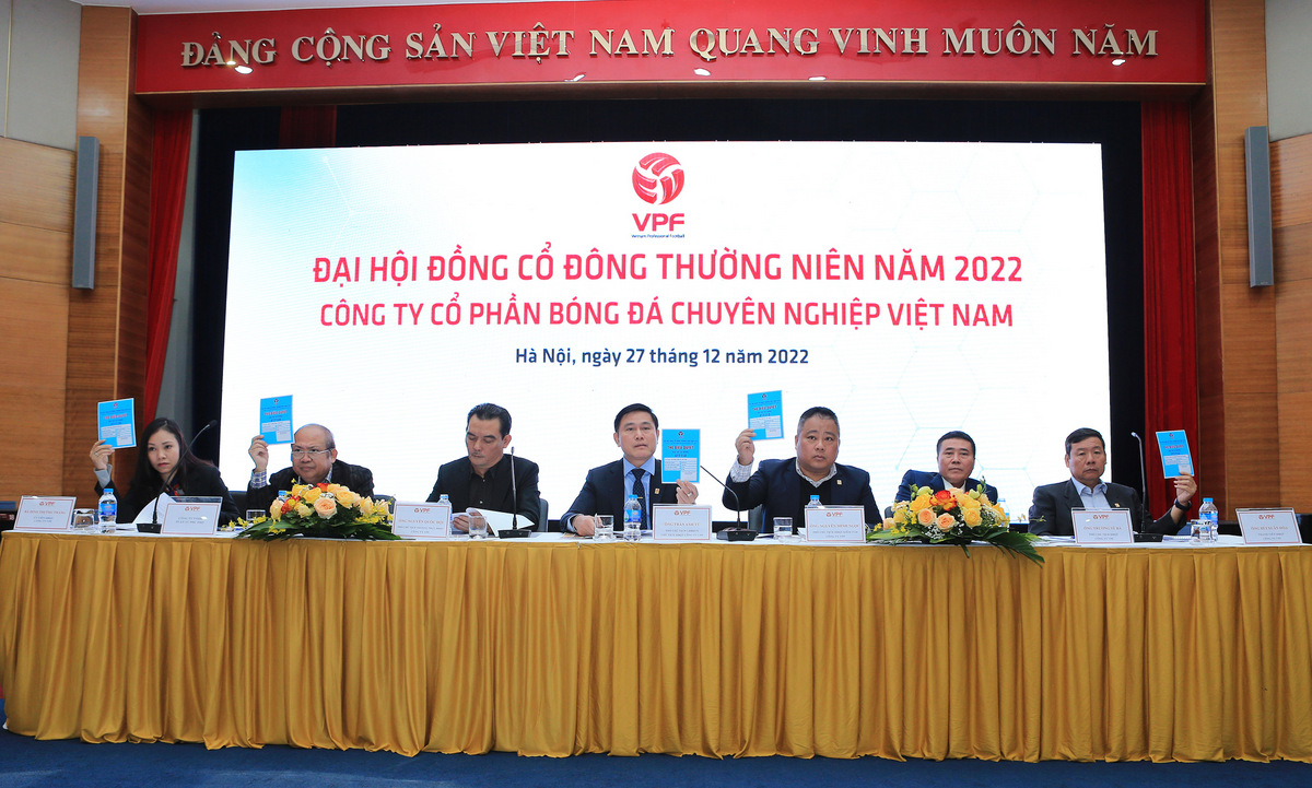 Đại hội cổ đông thường niên năm 2022 do VPF tổ chức. Ảnh: Internet