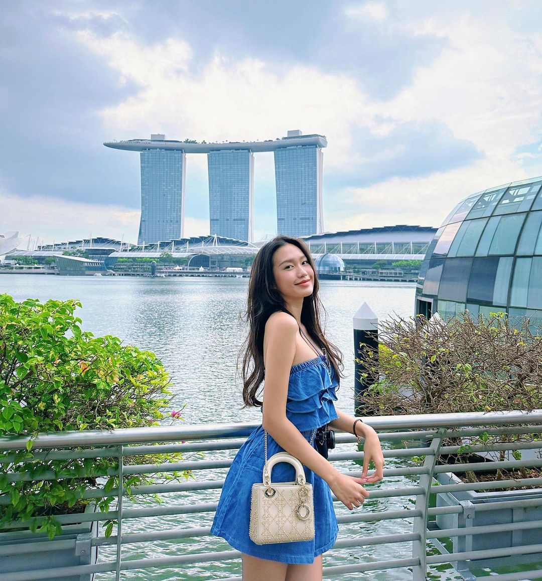 Hải My sang Singapore cổ vũ cho bạn trai Đoàn Văn Hậu. Ảnh: Instagram NV Hải My sang Singapore cổ vũ cho bạn trai Đoàn Văn Hậu. Ảnh: Instagram NV