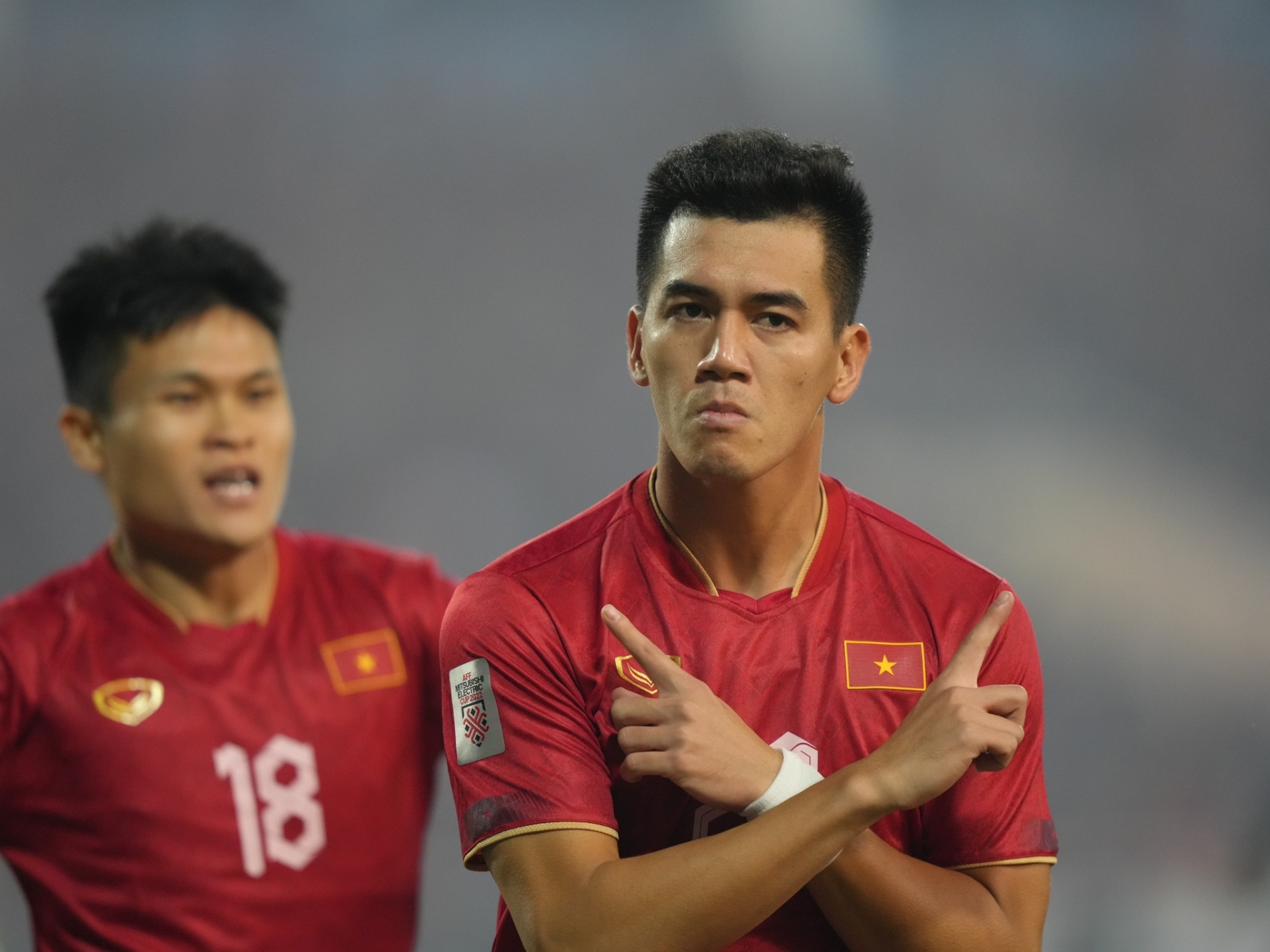 Tiến Linh mở tỷ số cho ĐT Việt Nam. Ảnh: Internet