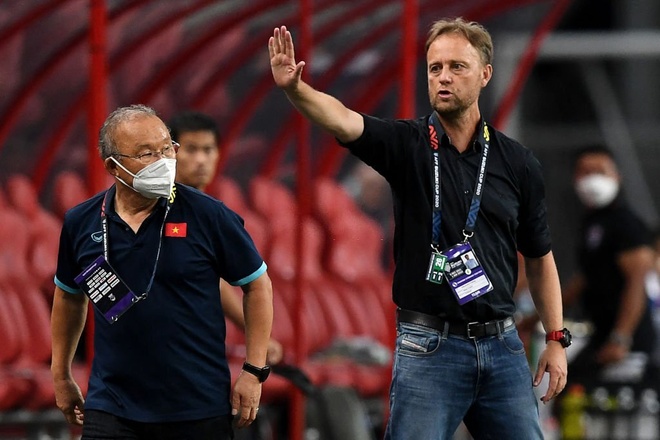 HLV Park Hang-seo quyết tâm đòi nợ Thái Lan ở trận chung kết AFF Cup 2022. Ảnh: Internet HLV Park Hang-seo quyết tâm đòi nợ Thái Lan ở trận chung kết AFF Cup 2022. Ảnh: Internet
