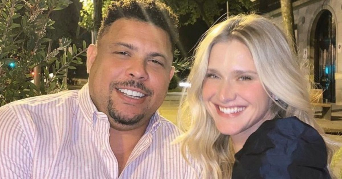 Ronaldo Nazario cùng người mẫu Celina Locks. Ảnh: Internet