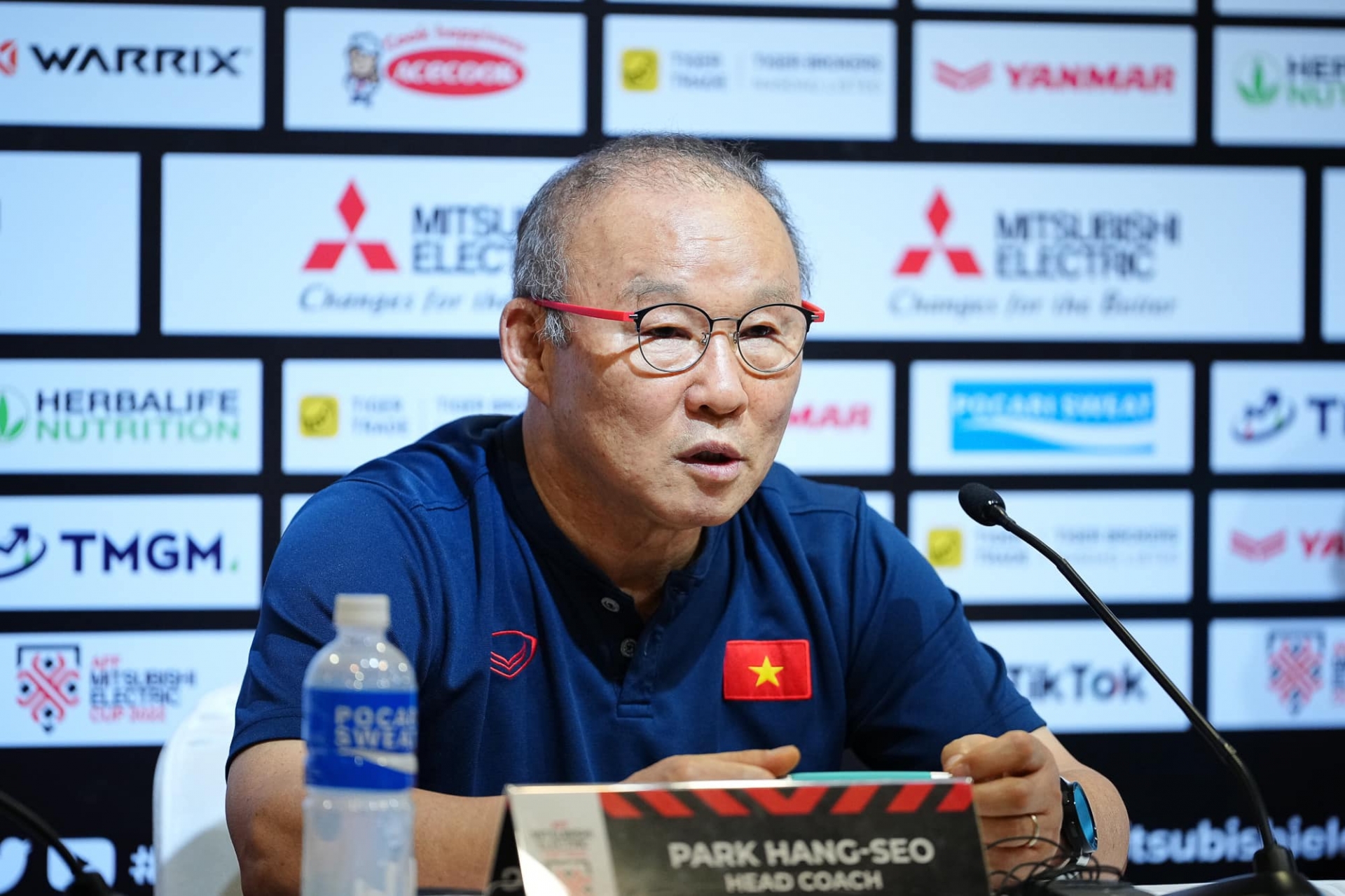 HLV Park Hang-seo khẳng định sẵn sàng chơi đôi công với ĐT Thái Lan. Ảnh: Internet