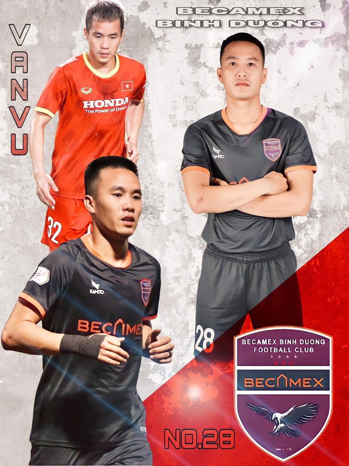 CLB Bình Dương chia tay Tô Văn Vũ. Ảnh: CLB Bình Dương