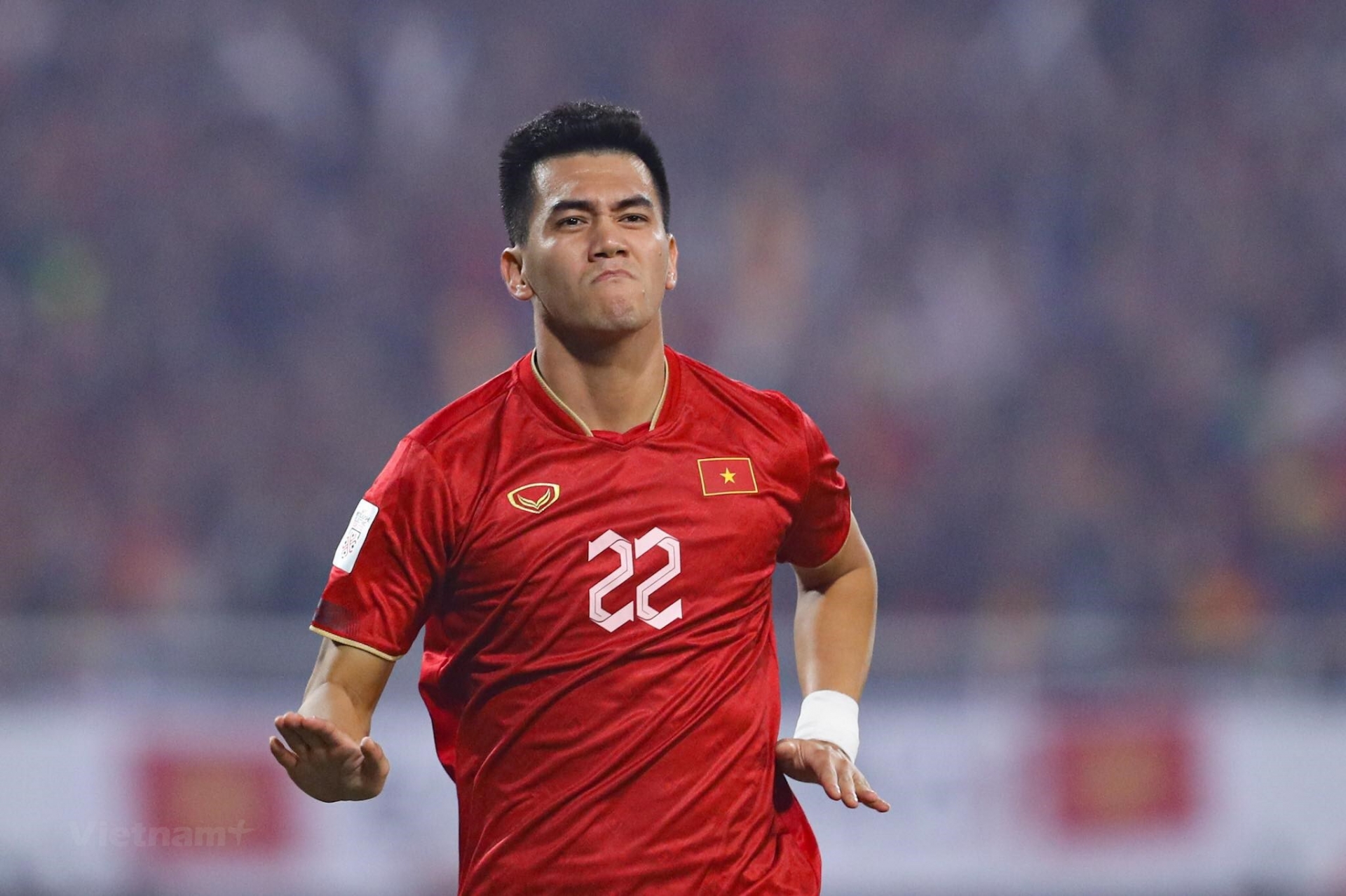 Tiến Linh vẫn là lựa chọn số 1 trên hàng công của ĐT Việt Nam. Ảnh: Internet