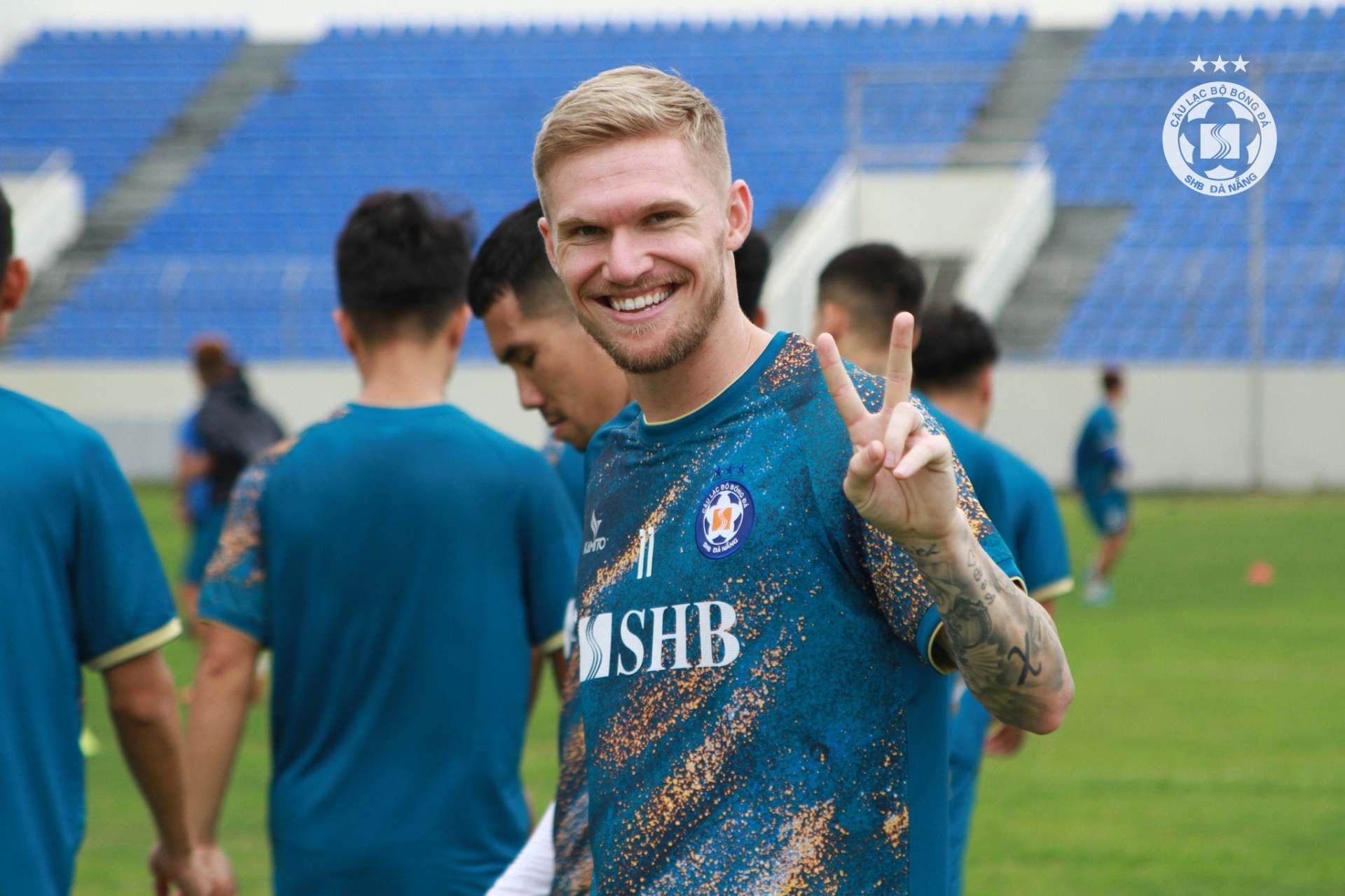 Tiền đạo Olsen Nicholas. Ảnh: CLB Đà Nẵng