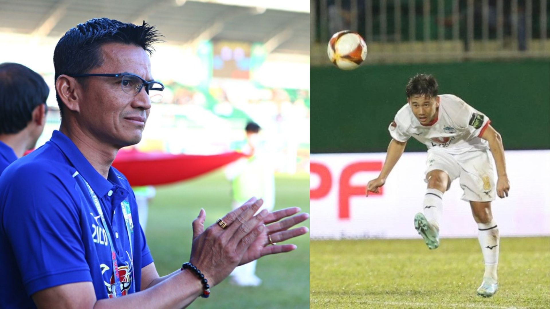 HLV Kiatisak hài lòng về màn trình diễn của các học trò. Ảnh: Internet