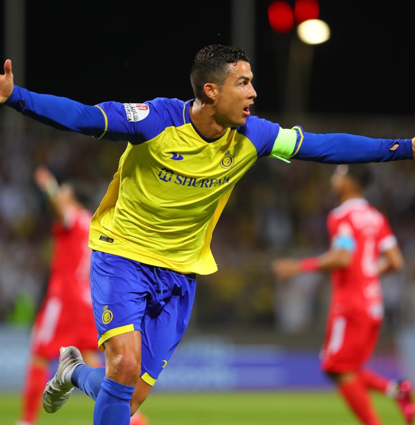 Ronaldo cán mốc 500 bàn thắng sau cú poker vào lưới Al Wehda. Ảnh: Internet