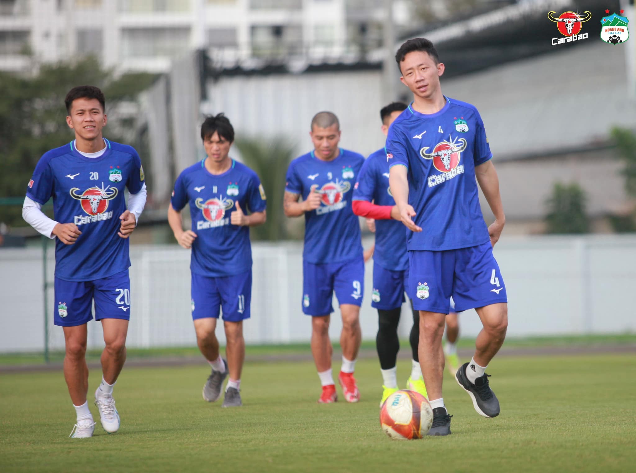 HAGL đang tích cực tập luyện tại TP.HCM