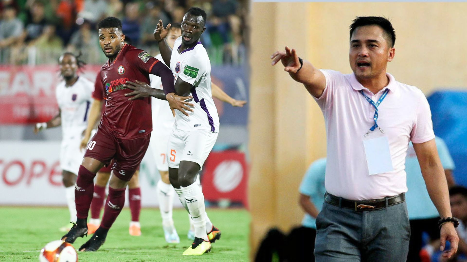 HLV Nguyễn Đức Thắng cho rằng Bình Định đã giải tỏa được tâm lý. Ảnh: Internet