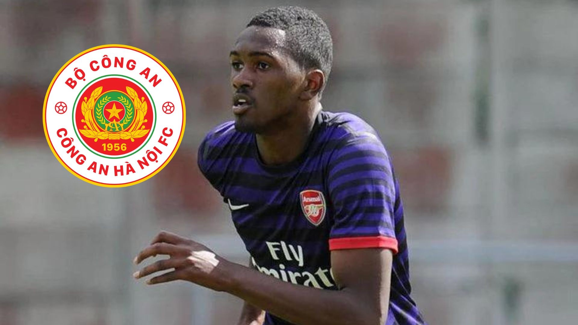 Tiền đạo Almada Monteiro Elton chính thức đầu quân cho CAHN. Ảnh: Internet