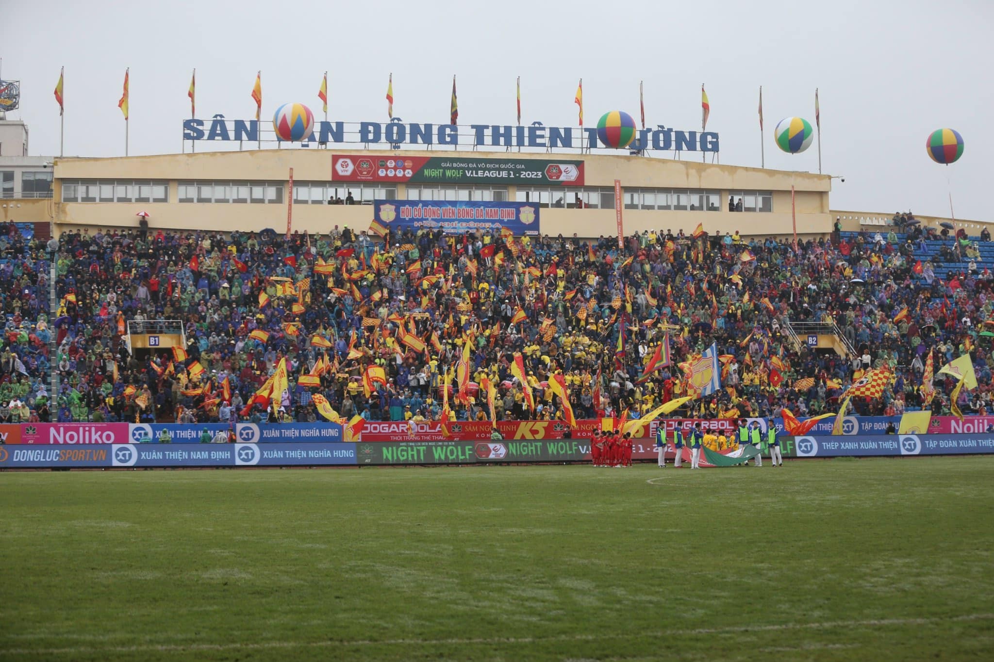 SVĐ Thiên Trường đang dẫn dầu về lượng khán giả tại V-League 2023