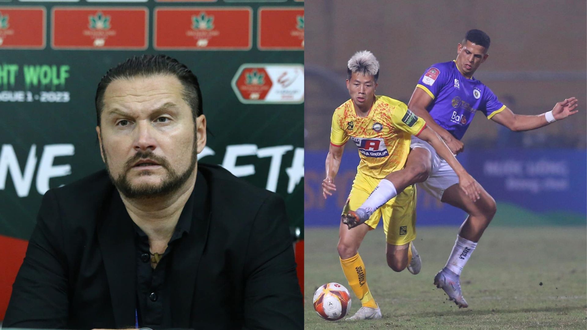 HLV Popov hài lòng về 1 điểm trước Hà Nội FC.