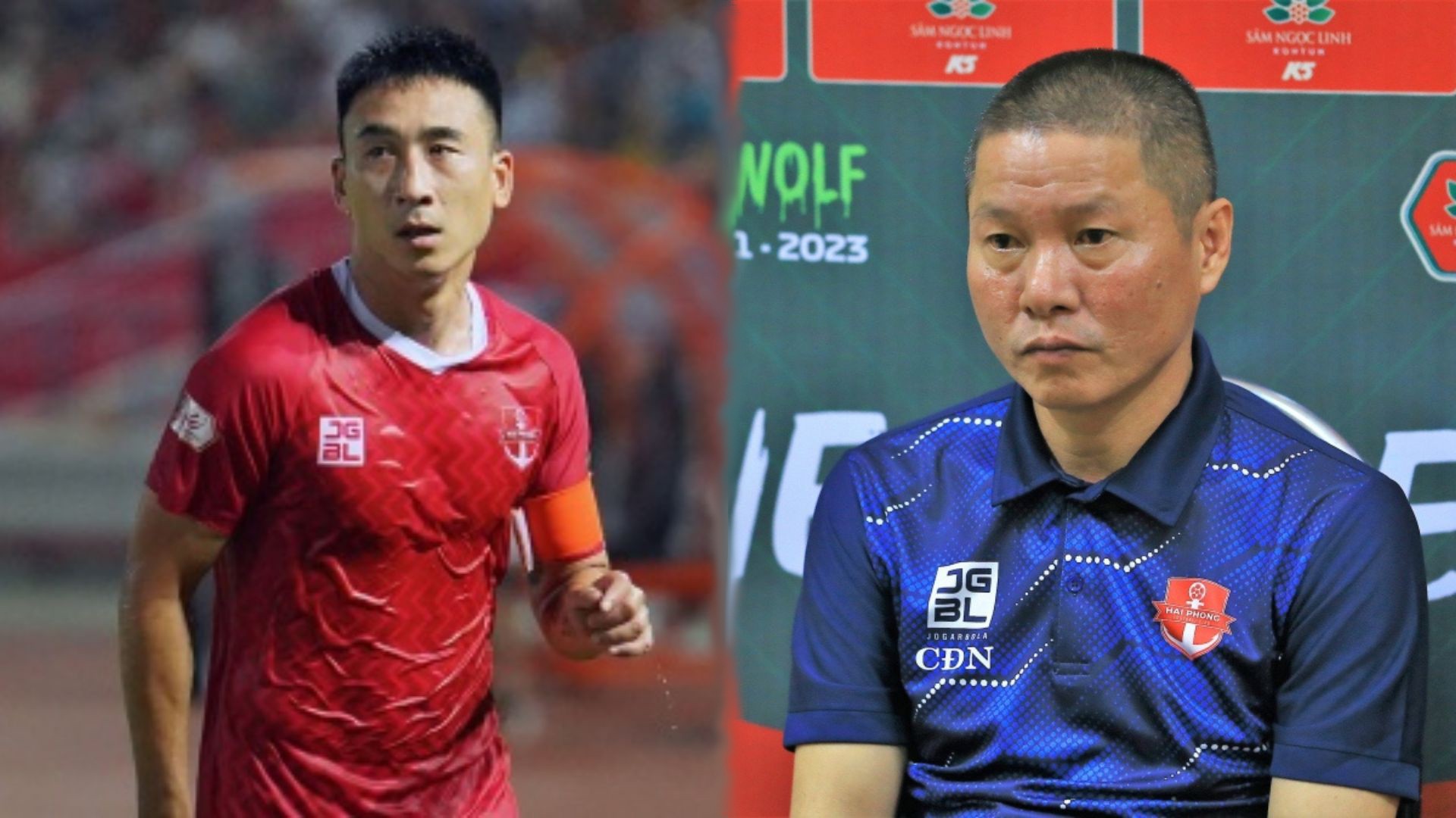 HLV Chu Đình Nghiêm hài lòng về tinh thần thi đấu của học trò. Ảnh: Internet