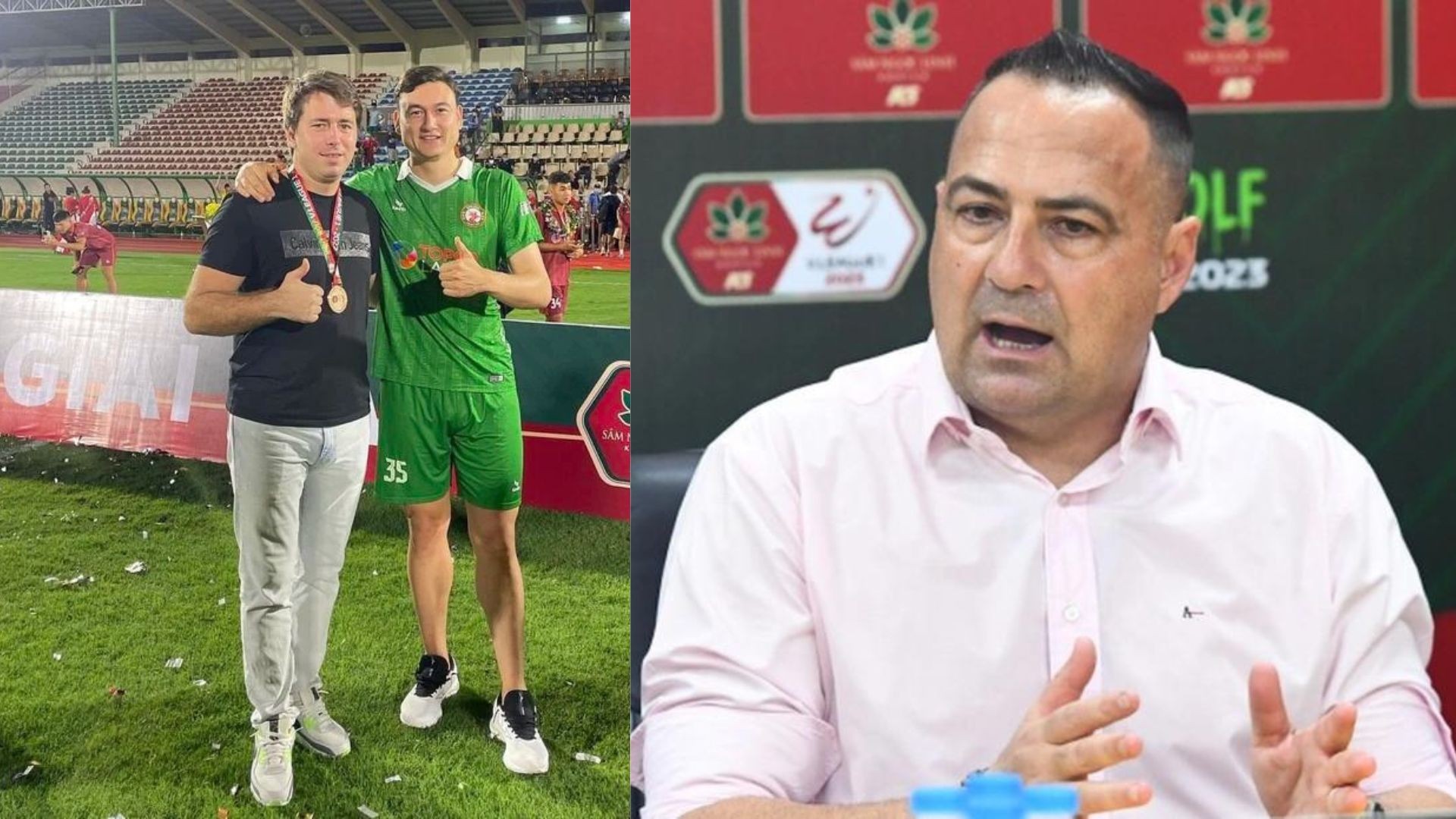 HLV Paulo Foiani tỏ ra không hài lòng về người đại diện của Văn Lâm. Ảnh: Internet