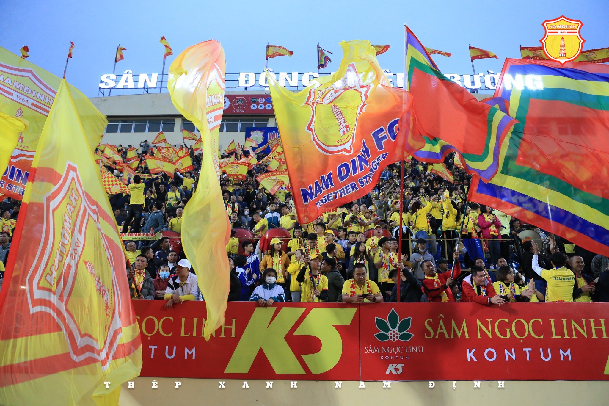 CLB Nam Định có lực lượng CĐV hùng hậu nhất V-League.