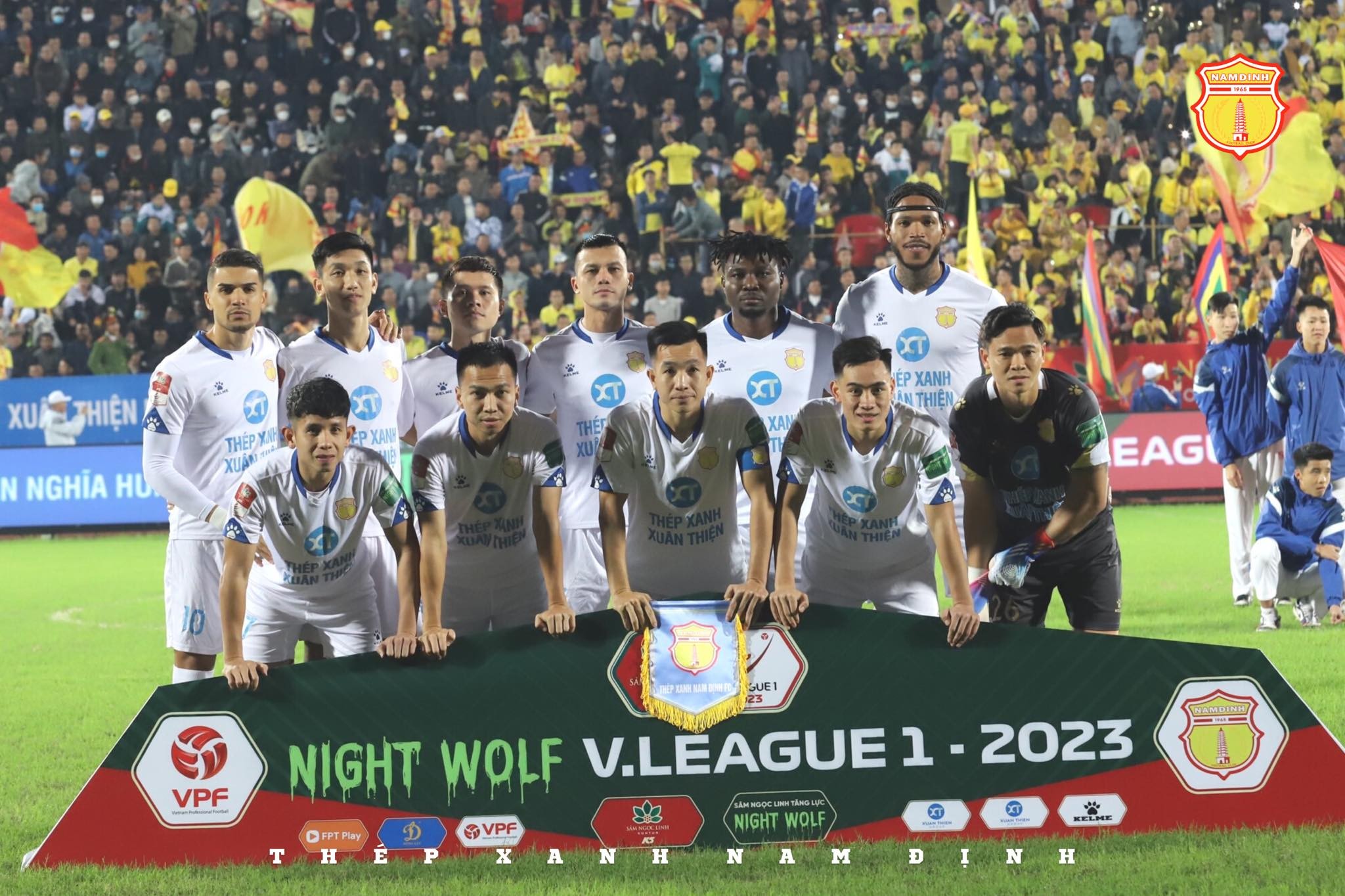 CLB Nam Định thi đấu khởi sắc sau 4 vòng đấu tại V-League 2023.