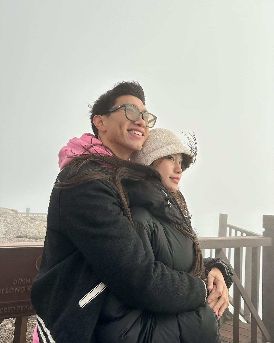 Văn Hậu cùng Hải My tại Sapa