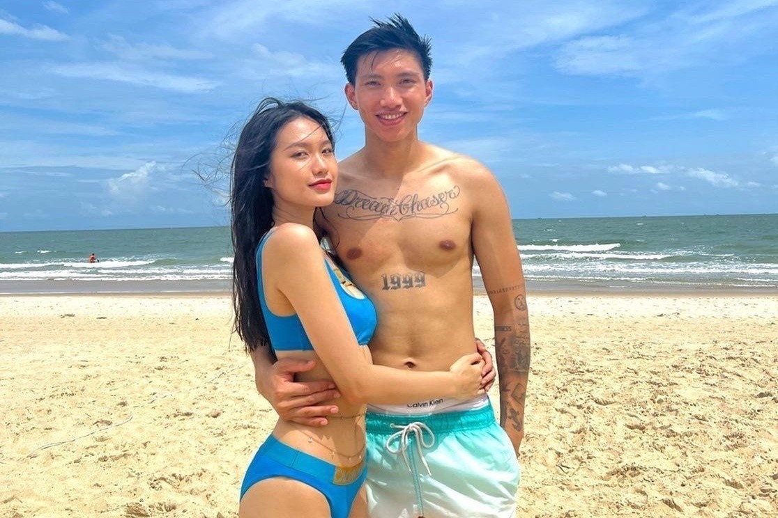 Những khoảnh khắc đáng nhớ của Hải My cùng Văn Hậu sau gần 3 năm hẹn hò - Ảnh 3