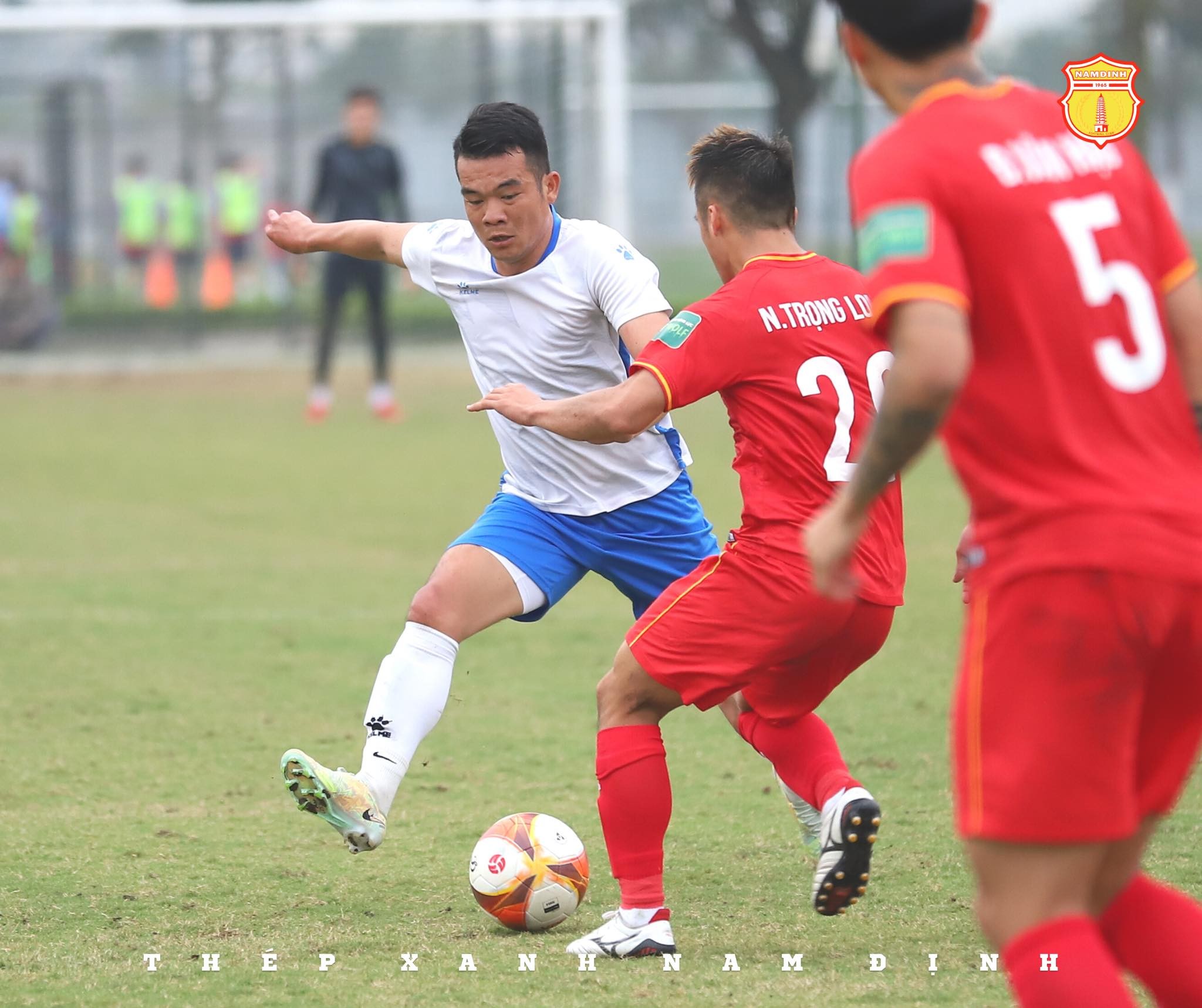CHÙM ẢNH: Trận giao hữu giữa CLB Công An Hà Nội - CLB Thép Xanh Nam Định - Ảnh 5