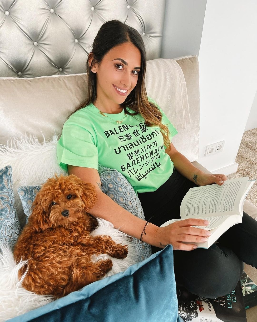 Antonella luôn giữ thái độ lạc quan yêu đời