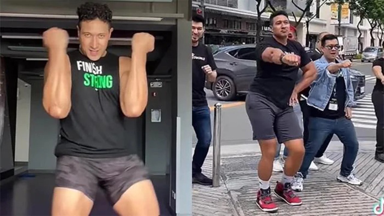 Cầu thủ Eric Tai nhảy See tình cực dẻo cùng hội bạn