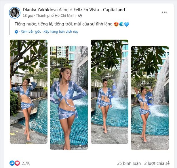 Vợ Tây Bùi Tiến Dũng lại khiến CDM 'bỏng mắt' khi diện bikini khoe body nóng bỏng 1 Vợ Tây Bùi Tiến Dũng lại khiến CDM 'bỏng mắt' khi diện bikini khoe body nóng bỏng 1