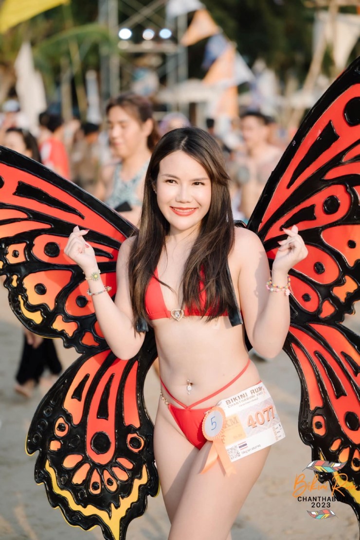 Choáng ngợp trước nhan sắc dàn Á hậu, hot girl mặc bikini chạy đua ở bãi biển Thái Lan - Ảnh 3 Choáng ngợp trước nhan sắc dàn Á hậu, hot girl mặc bikini chạy đua ở bãi biển Thái Lan - Ảnh 3