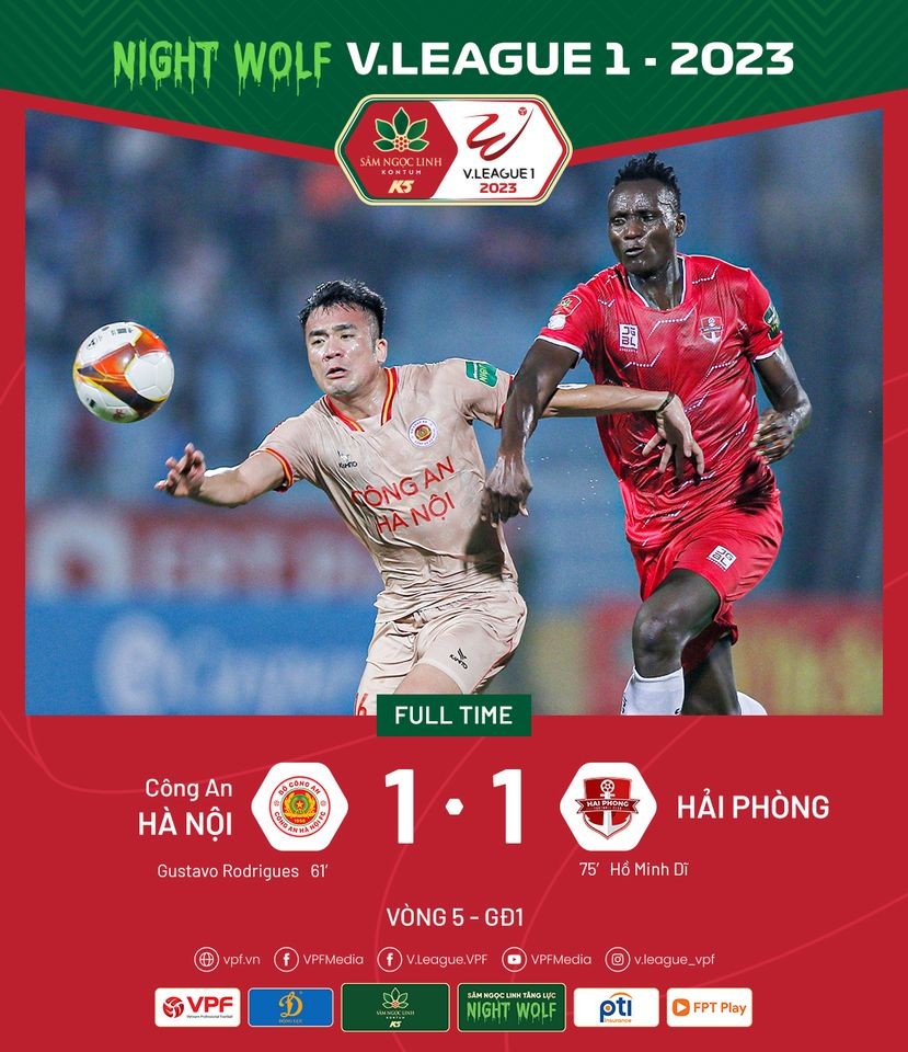Hải Phòng hòa quả cảm CAHN trên sân Hàng Đẫy, HLV Chu Đình Nghiêm chỉ ra sự khác biệt 3 Hải Phòng hòa quả cảm CAHN trên sân Hàng Đẫy, HLV Chu Đình Nghiêm chỉ ra sự khác biệt 3