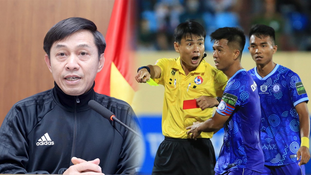 Ban trọng tài VFF chính thức lên tiếng về quyết định 'bẻ còi' của trọng tài Trương Ngọc Vũ 3 Ban trọng tài VFF chính thức lên tiếng về quyết định 'bẻ còi' của trọng tài Trương Ngọc Vũ 3