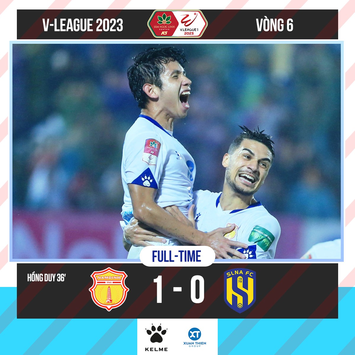 Nam Định vươn lên đầu bảng, HLV Vũ Hồng Việt nói gì về màn trình diễn của Hồng Duy? - Ảnh 2