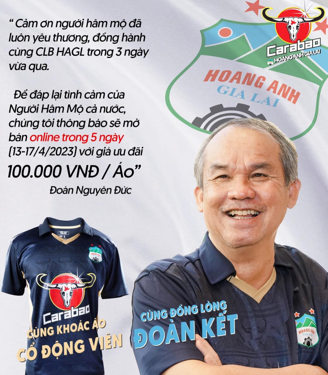 Bầu Đức có động thái tri ân người hâm mộ HAGL trên cả nước - Ảnh 1