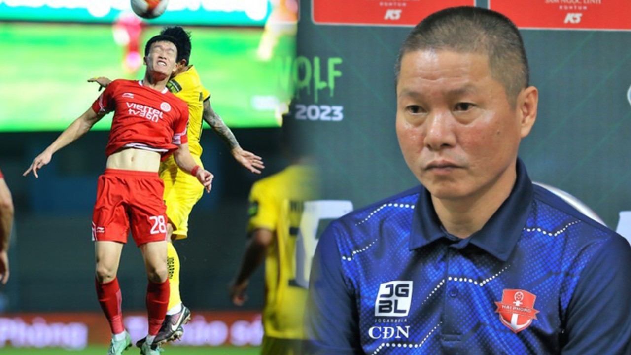 Vòng 7 V-League 2023: HLV Chu Đình Nghiêm nói gì sau trận Hải Phòng hòa tẻ nhạt trước Viettel? 1 Vòng 7 V-League 2023: HLV Chu Đình Nghiêm nói gì sau trận Hải Phòng hòa tẻ nhạt trước Viettel? 1