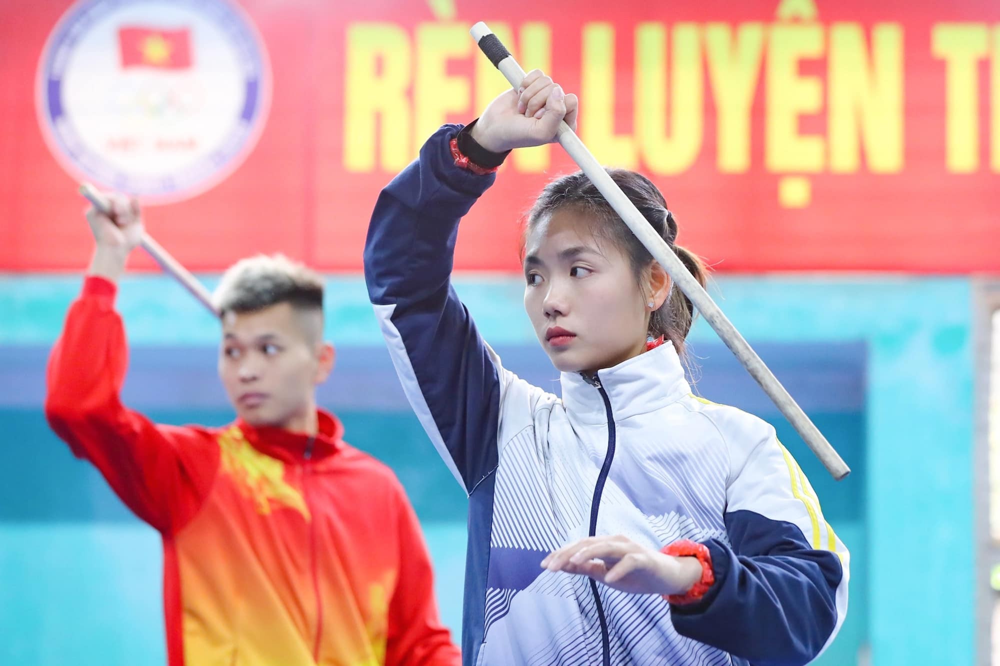 Đội tuyển Võ gậy Việt Nam thiếu dụng cụ dự SEA Games 32, lãnh đạo Tổng cục TDTT nói gì? - Ảnh 1