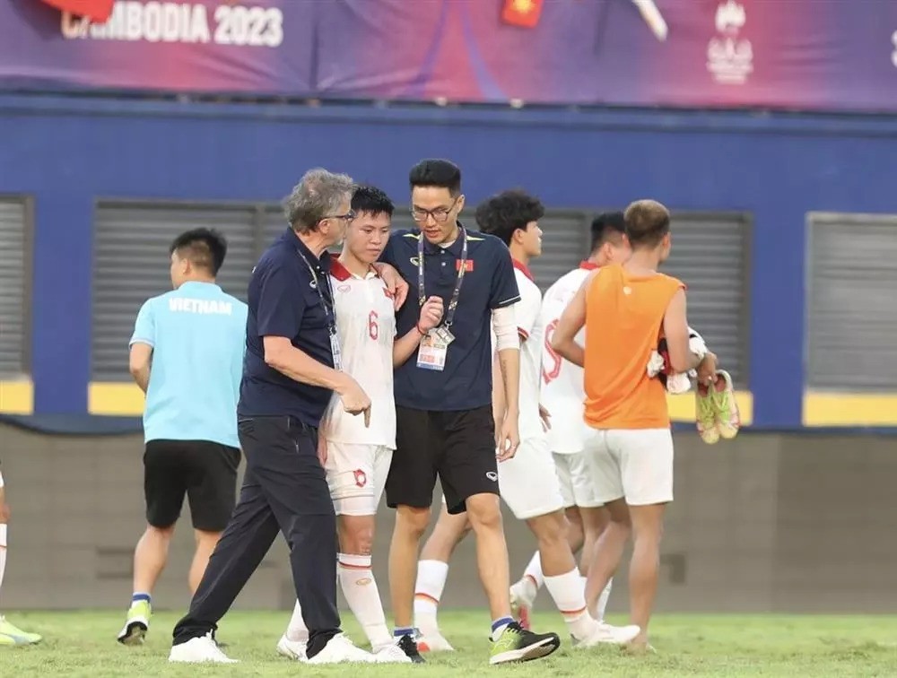 U22 Việt Nam chính thức xác lập kỷ lục SEA Games sau trận thắng Singapore 2 U22 Việt Nam chính thức xác lập kỷ lục SEA Games sau trận thắng Singapore 2