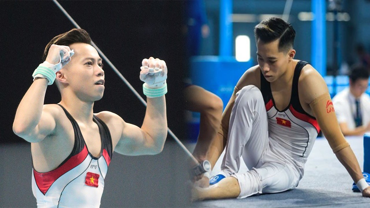 Lê Thanh Tùng nỗ lực thi đấu tại SEA Games 32 dù gặp phải chấn thương