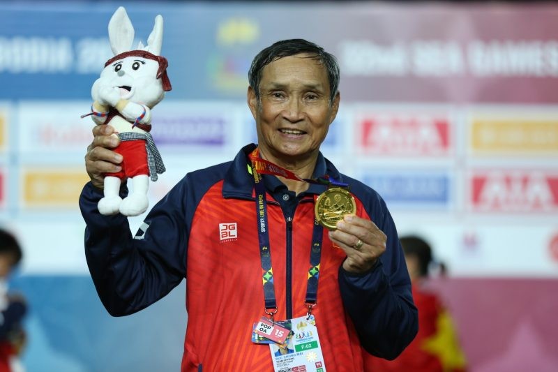 ĐT nữ Việt Nam đi vào lịch sử SEA Games, HLV Mai Đức Chung nói gì? 1 ĐT nữ Việt Nam đi vào lịch sử SEA Games, HLV Mai Đức Chung nói gì? 1