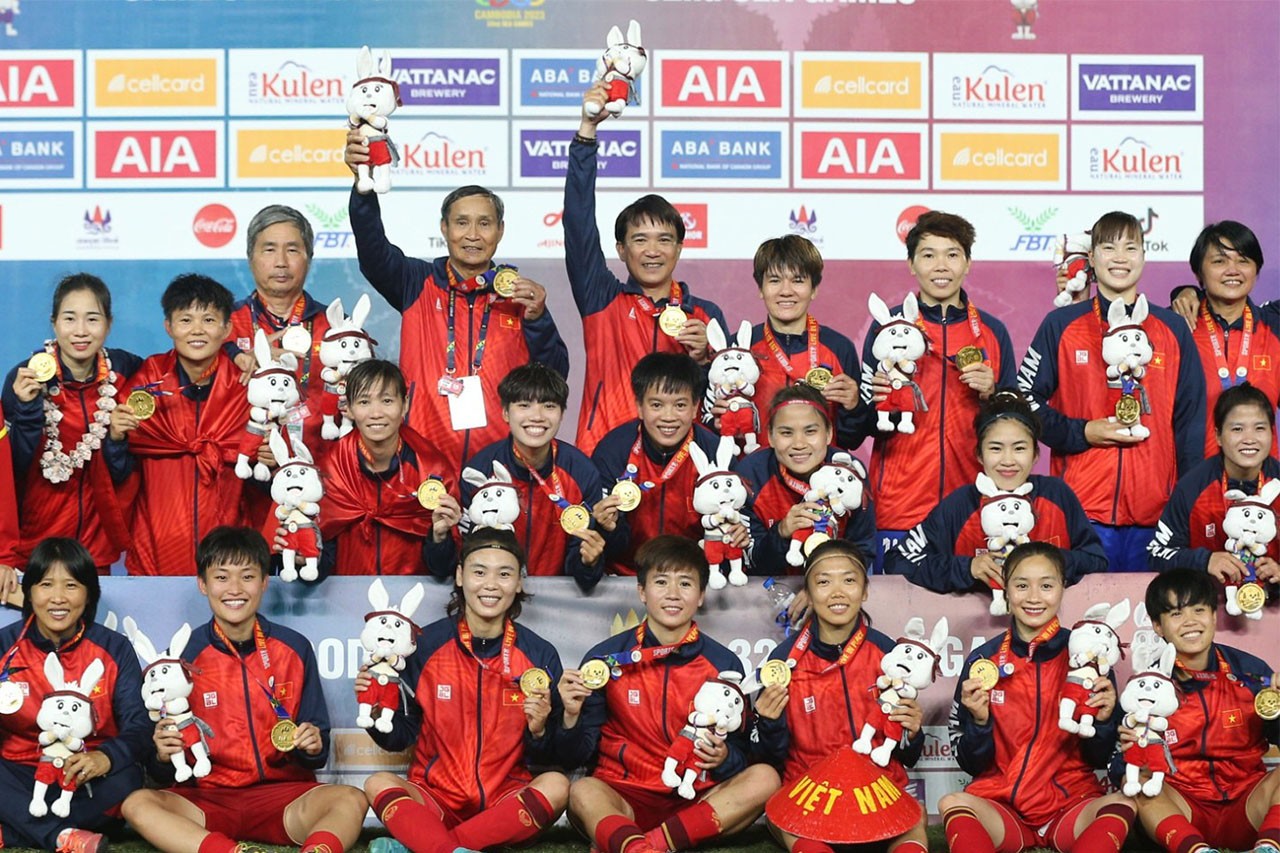 ĐT nữ Việt Nam 4 lần liên tiếp giành HCV SEA Games ĐT nữ Việt Nam 4 lần liên tiếp giành HCV SEA Games